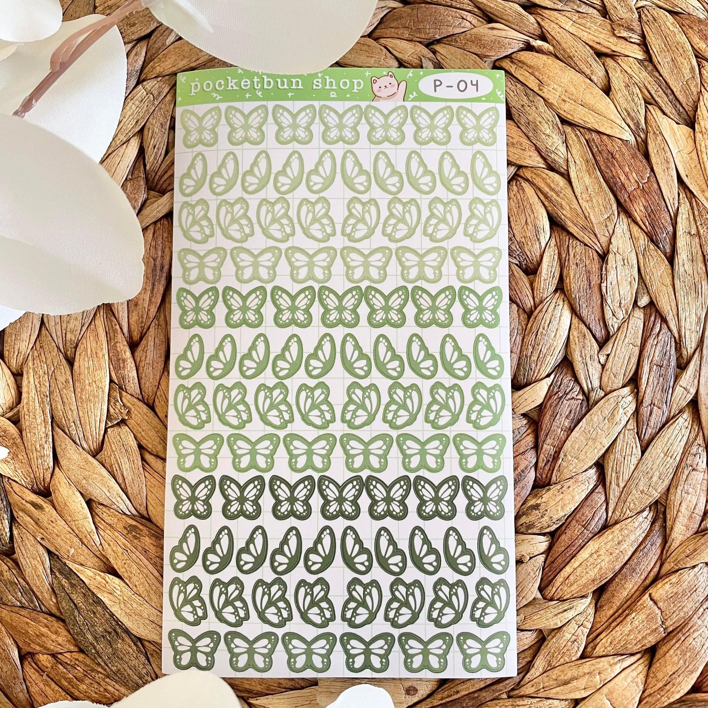 MATTE Butterfly Vinyl Deco Sticker Sheets