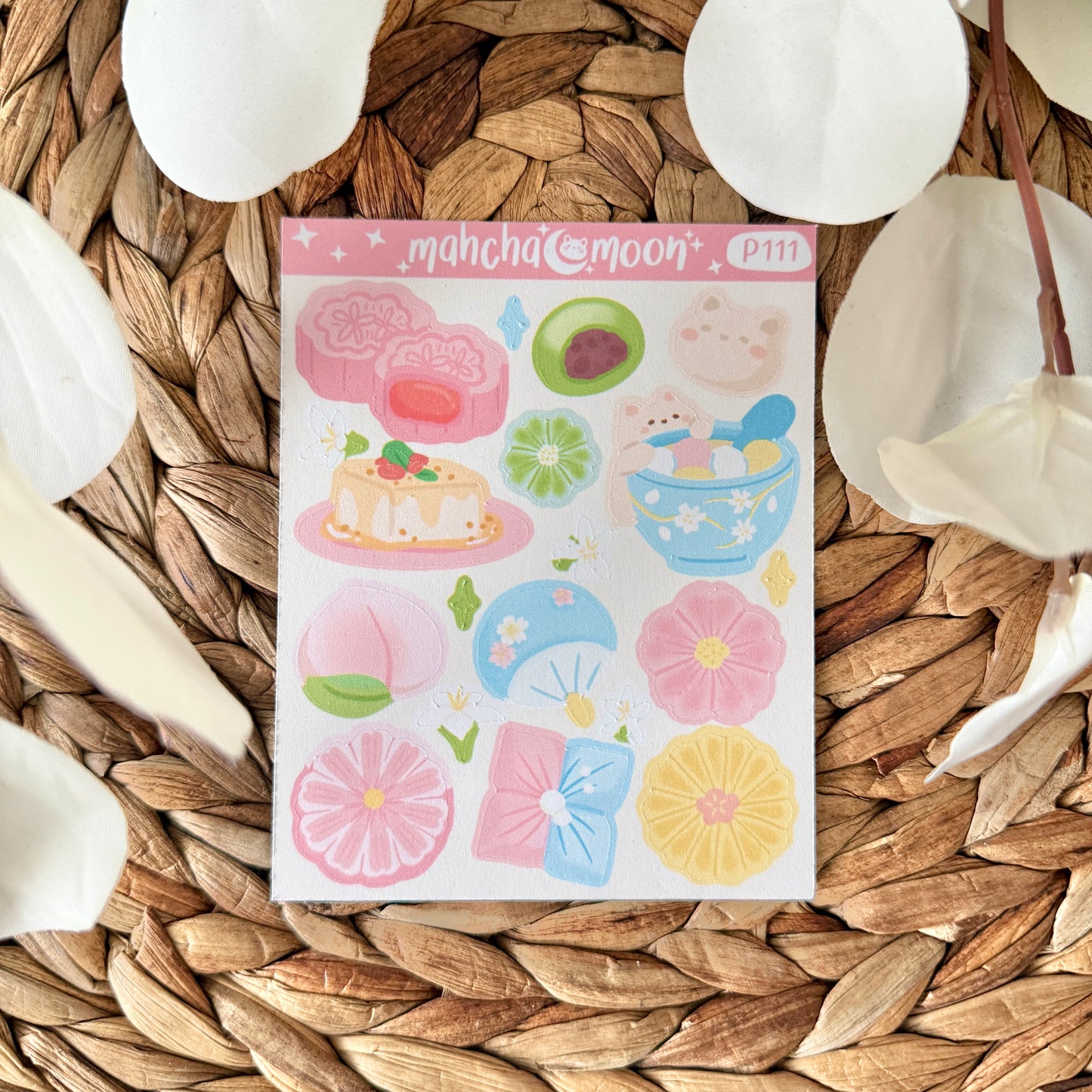 Patreon Sticker Club - Cultural Desserts and Sweets Sticker Sheets