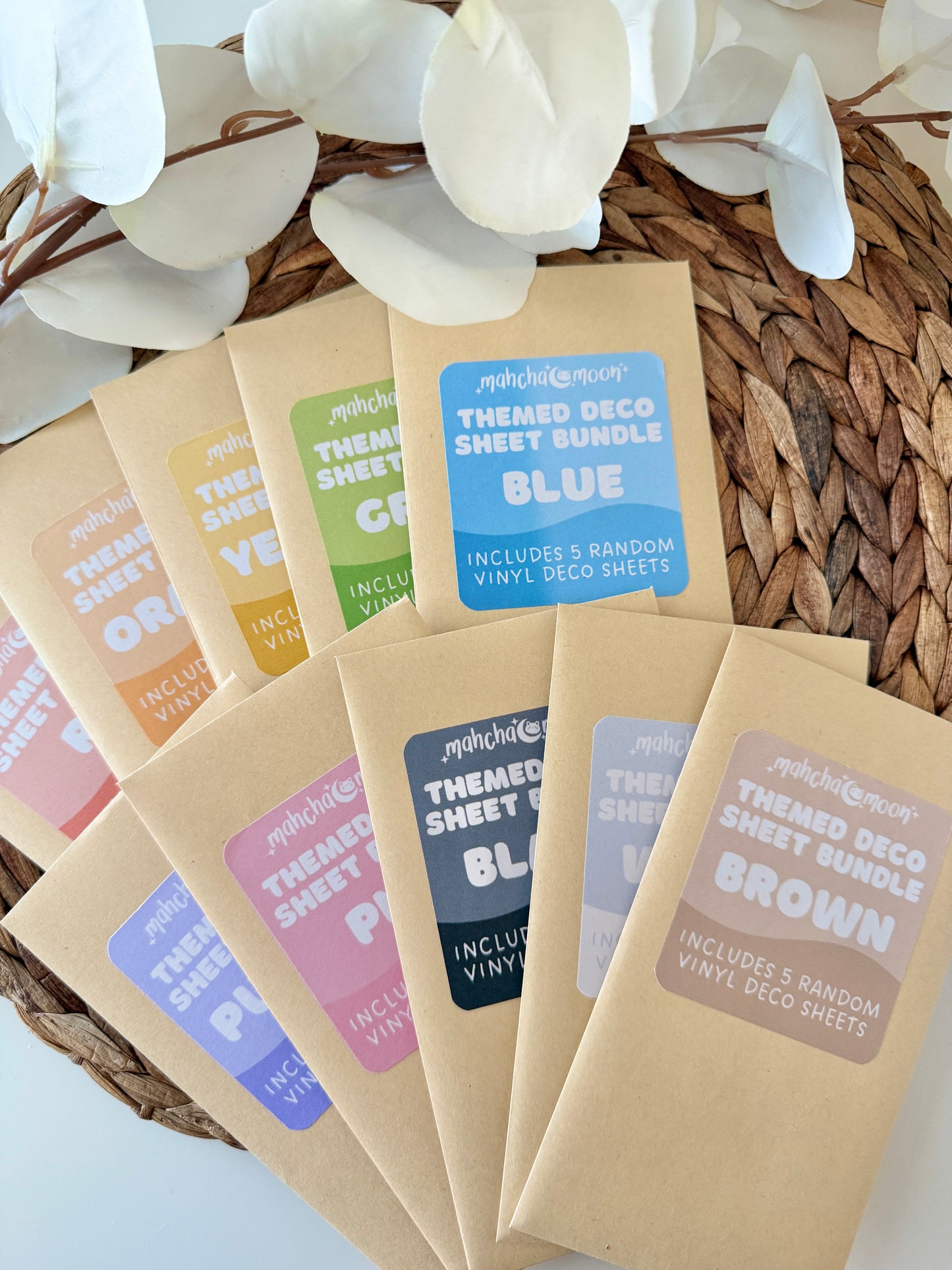 Mystery Colour Themed Deco Sticker Sheet Bundles