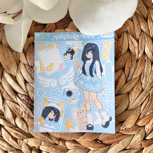 Patreon Sticker Club - Y2K Shojo Girl