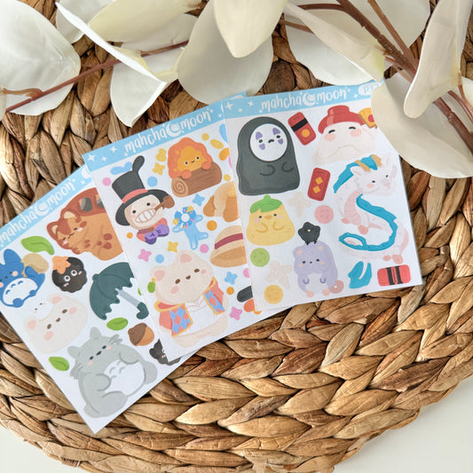 Patreon Sticker Club - Ghibli Sticker Sheets