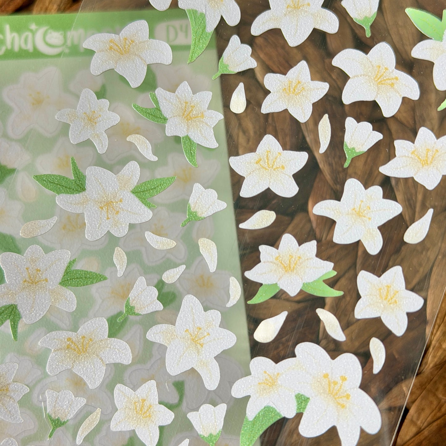 Lily Flower Vinyl Deco Sticker Sheets