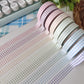 White Grid Mini Washi Tape