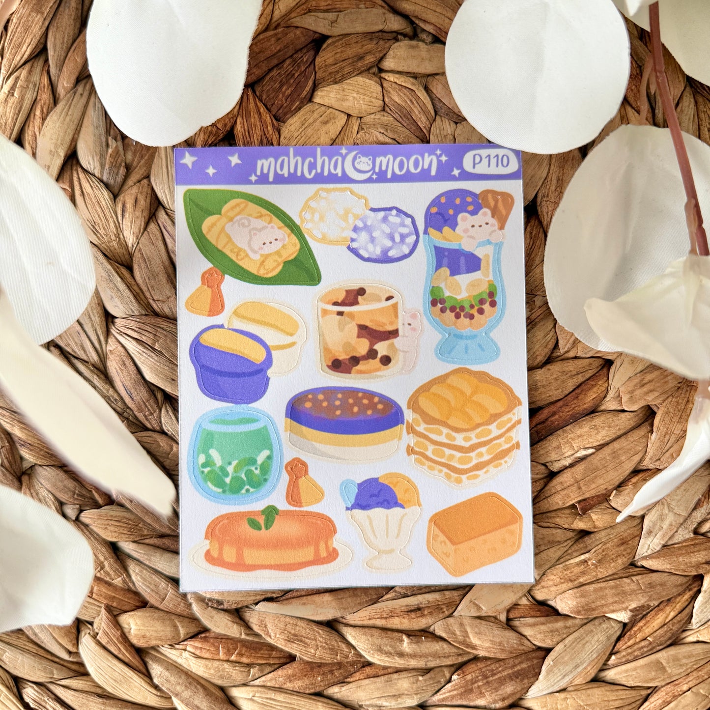 Patreon Sticker Club - Cultural Desserts and Sweets Sticker Sheets
