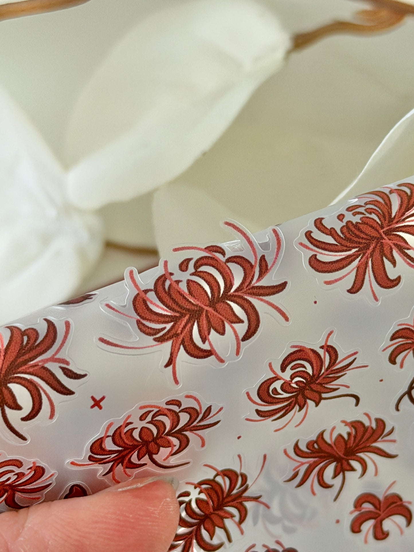 Spider Lily Doodle Sticker Sheets