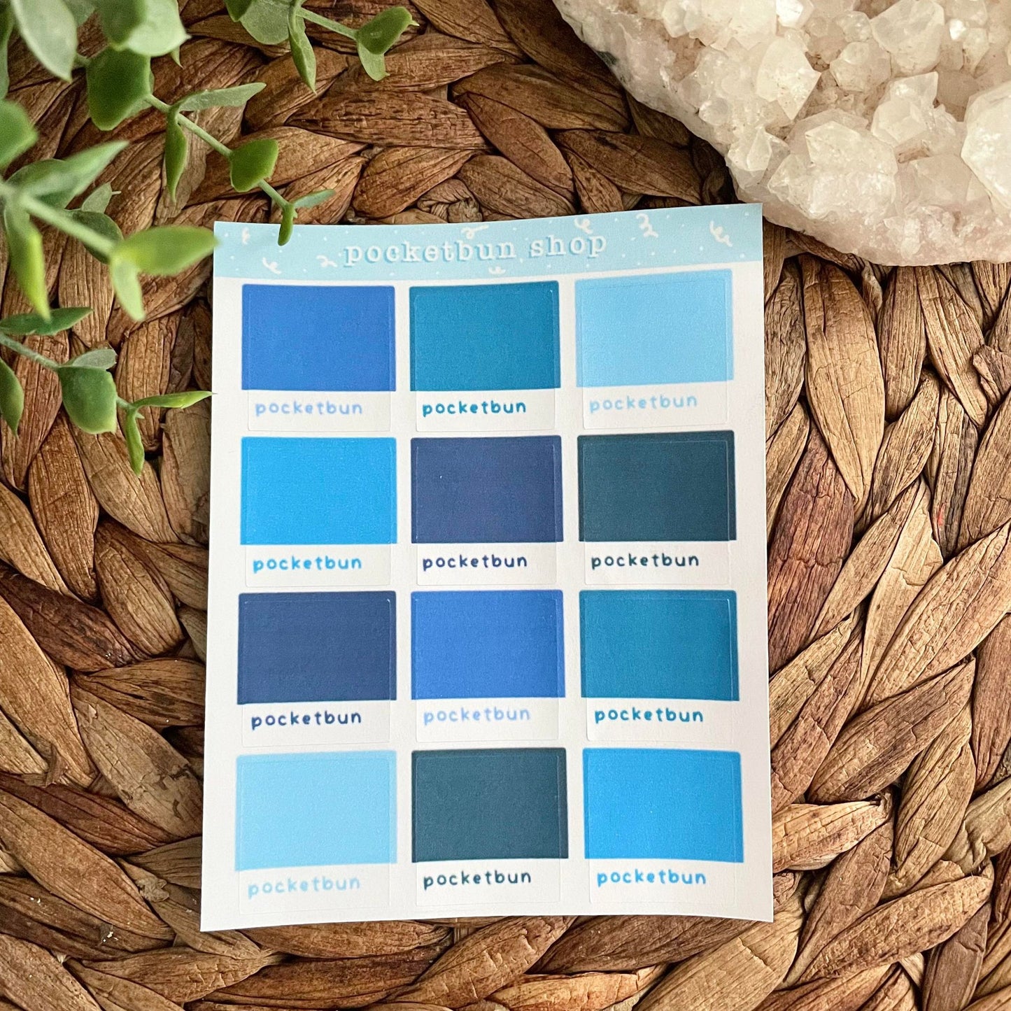 Pantone Swatches Sticker Sheets