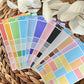 Concentric Rectangle Sticker Sheets