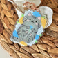 Floral Kitty Keychains
