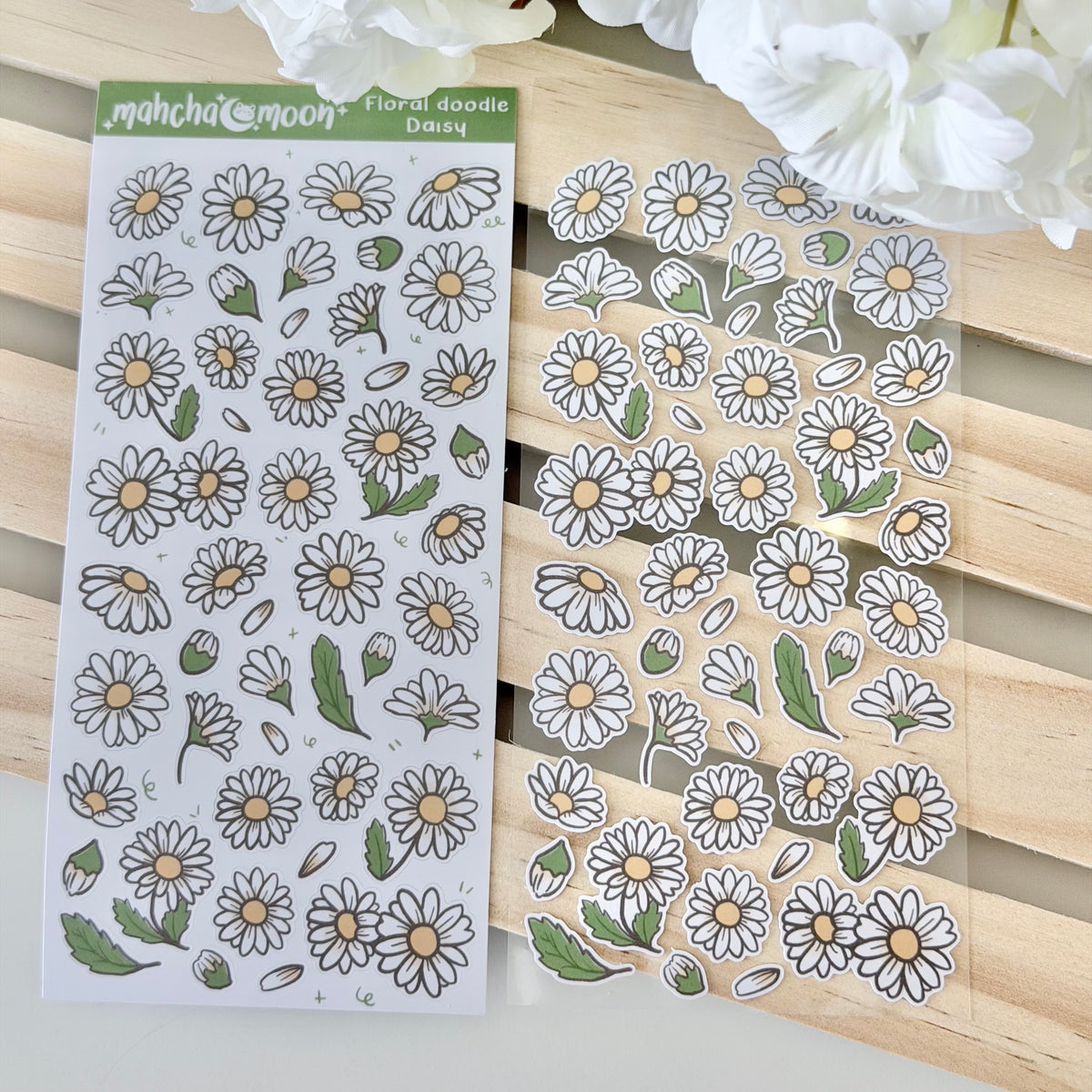 Daisy Flower | Doodle Sticker Sheet
