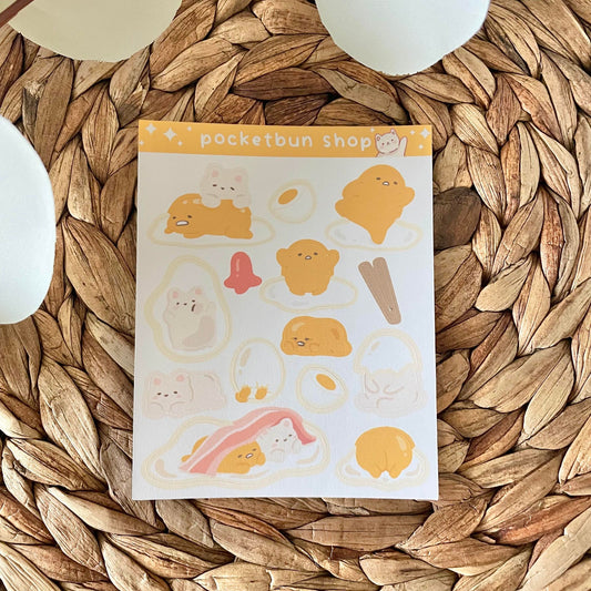 Gude Egg Tofu Sticker Sheet