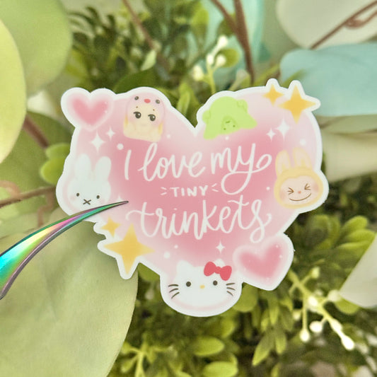 I Love My Trinkets Vinyl Sticker
