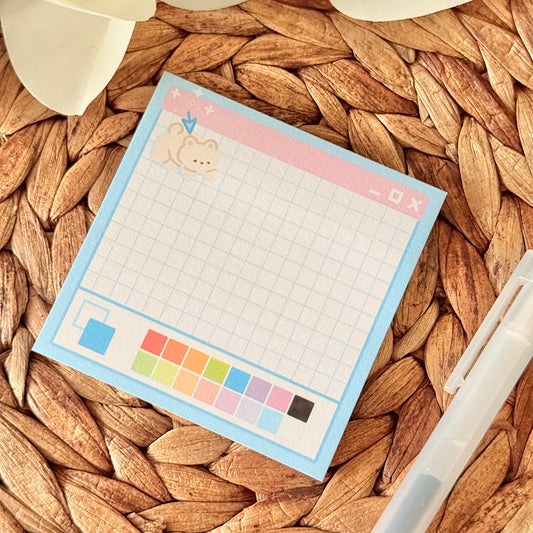 MS Paint Tofu Sticky Note