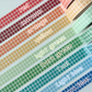 Coloured Grid Mini Washi Tape