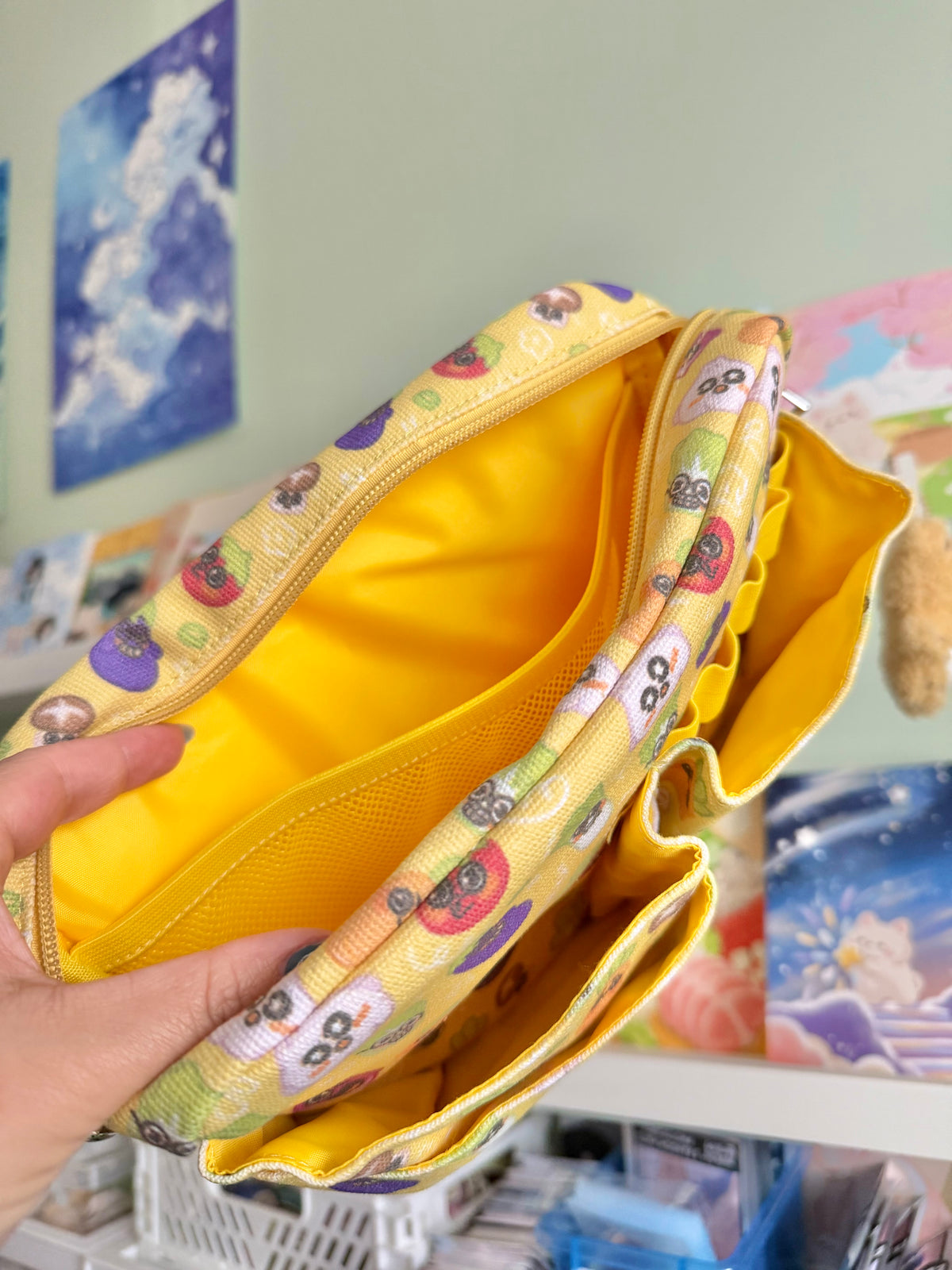 Multi Purpose Veggie Pouch | GobiPrints Co. x MahchaMoon Stationery Pouch