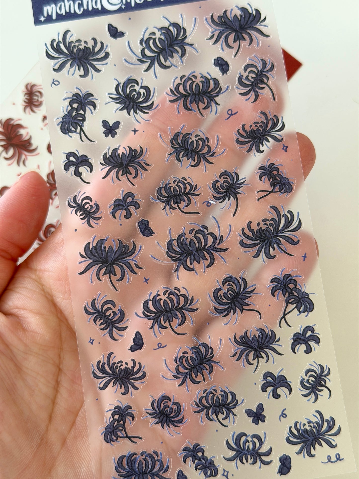 Spider Lily Doodle Sticker Sheets
