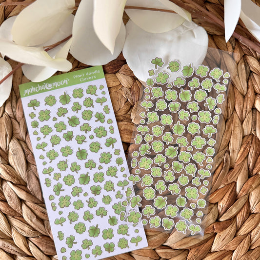 Clovers | Doodle Sticker Sheet