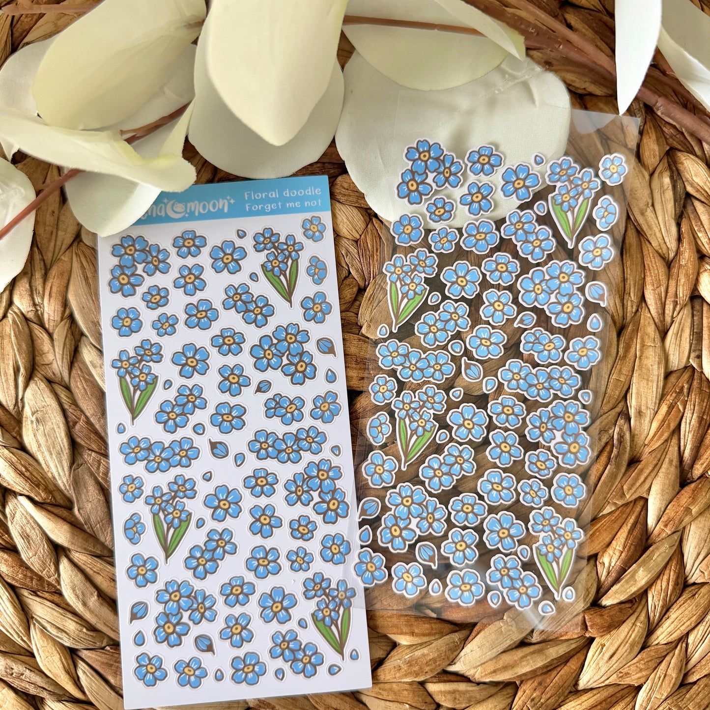 Forget me Not | Doodle Sticker Sheet