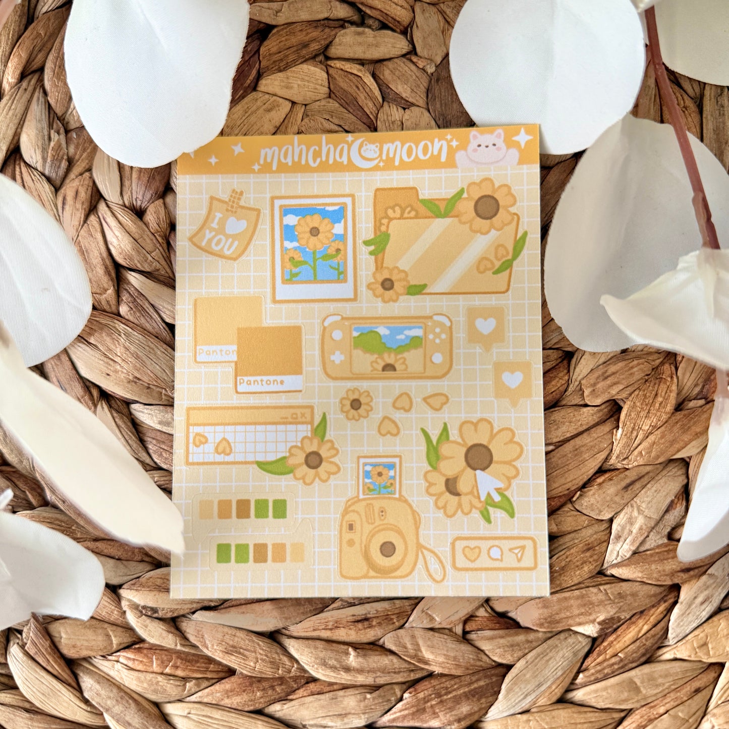 Aesthetic Florals Sticker Sheets
