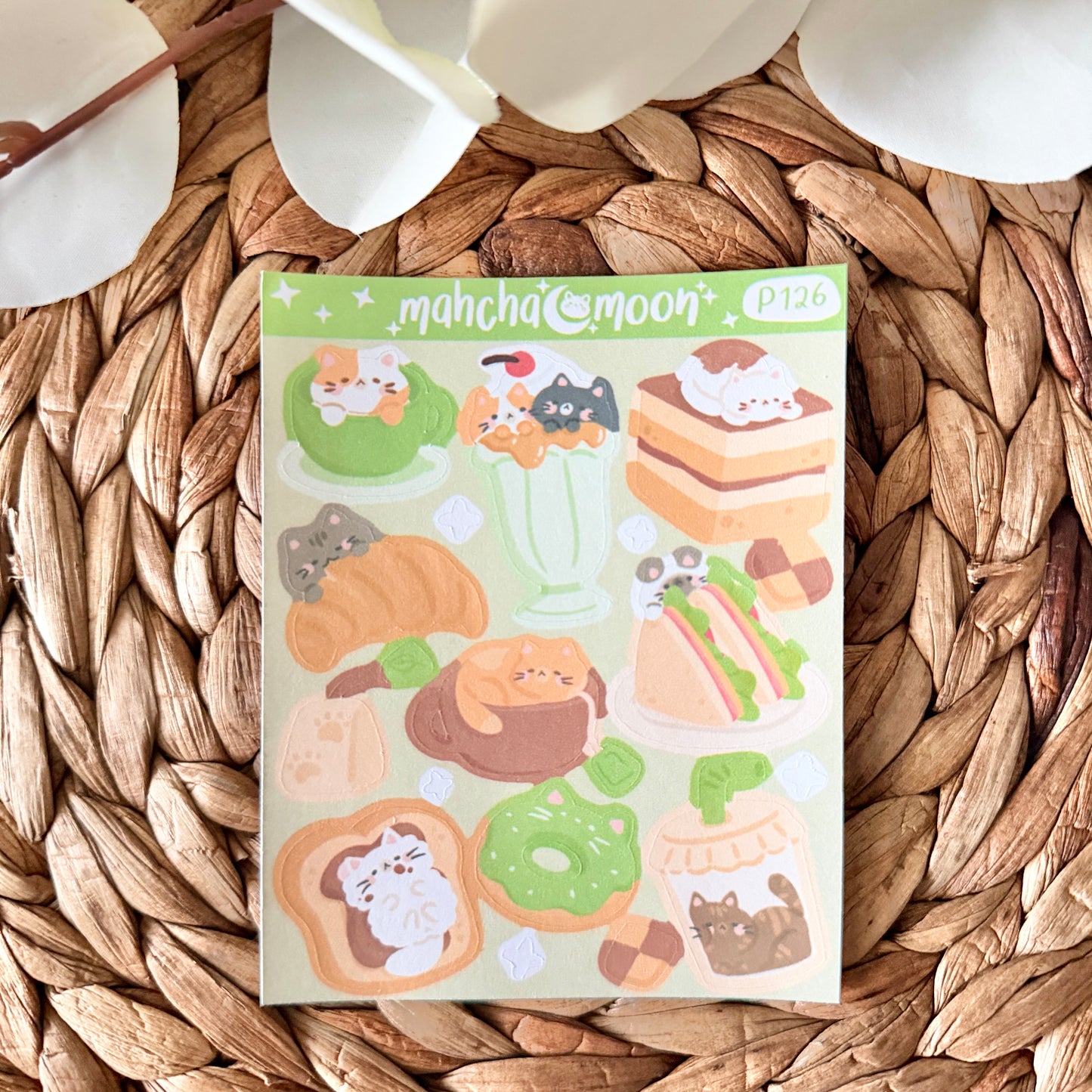 Patreon Sticker Club - Cat Cafe