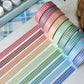 Coloured Grid Mini Washi Tape