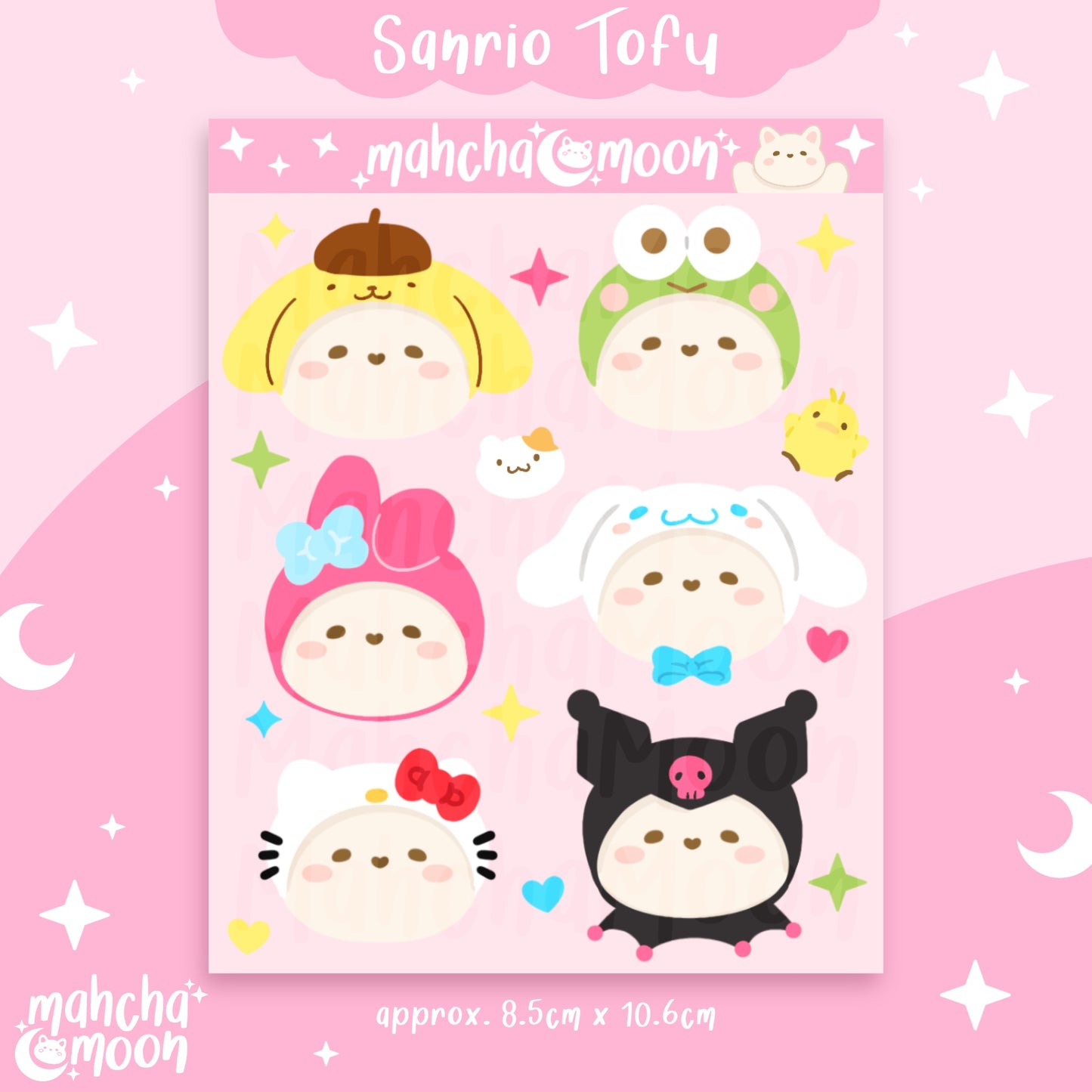 Sanrio Tofu Sticker Sheet