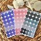 Concentric Circle Sticker Sheets