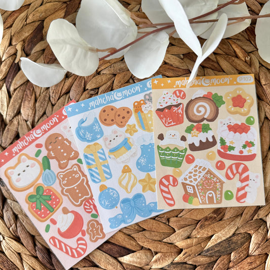 Patreon Sticker Club - Christmas Sticker Sheets