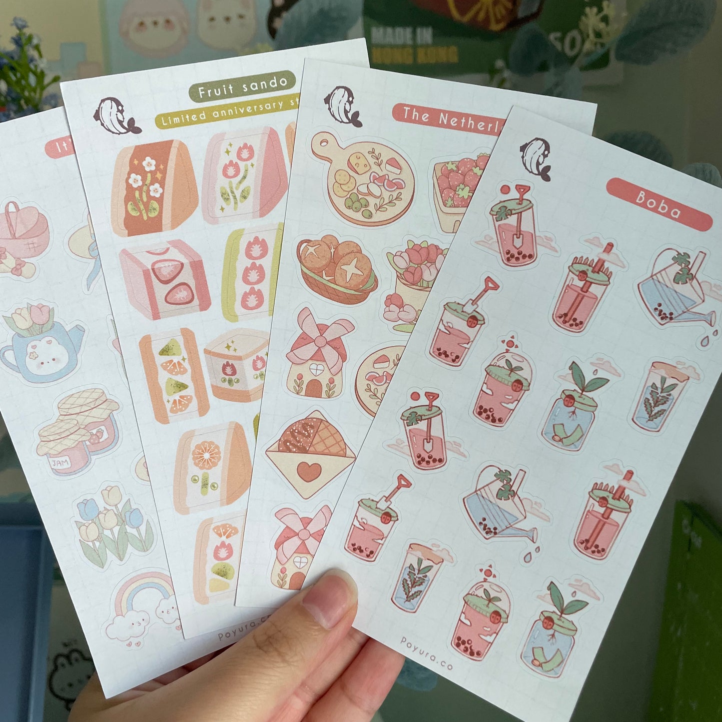 Poyura.co Sticker Sheets