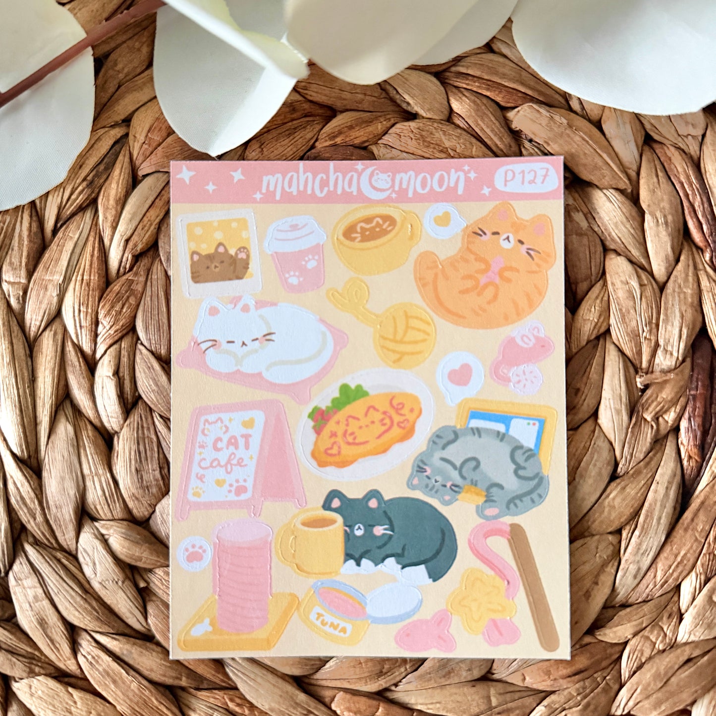 Patreon Sticker Club - Cat Cafe