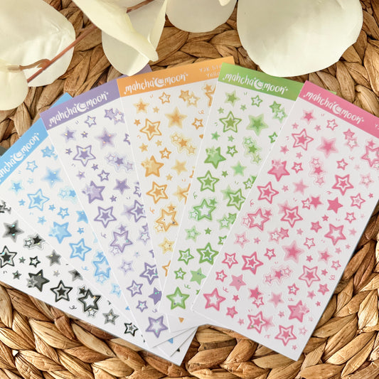 Y2K Stars | Deco Sticker Sheets