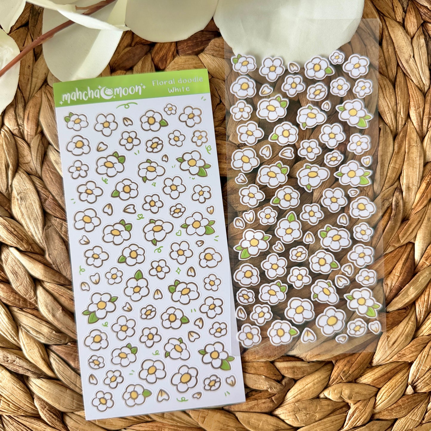 Floral Doodle Sticker Sheets