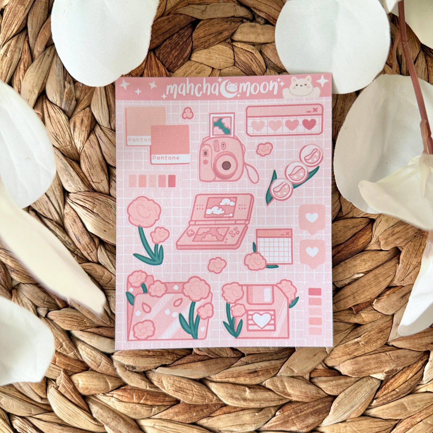Aesthetic Florals Sticker Sheets
