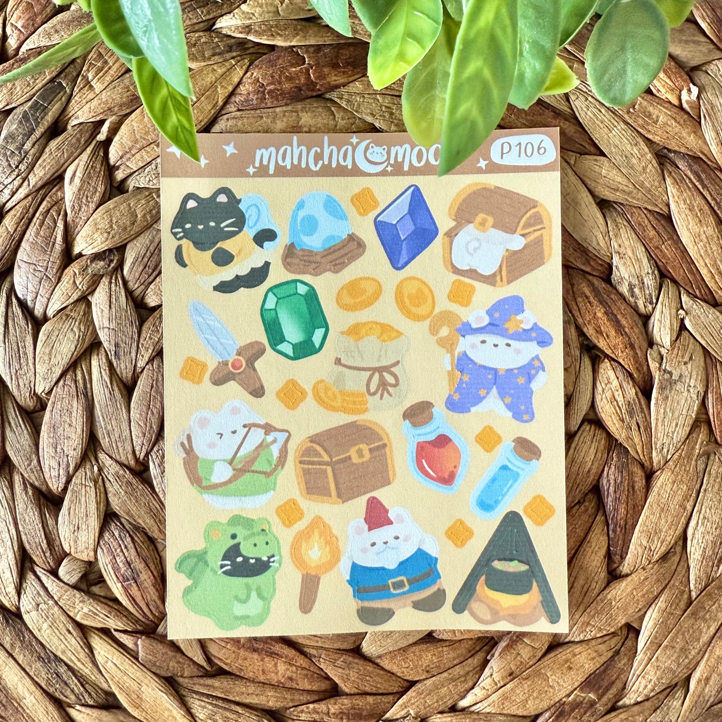 Patreon Sticker Club - Enchanted Forest Sticker Sheets