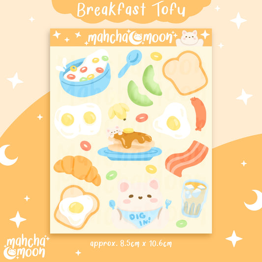 Tofu's Breakfast Sticker Sheet