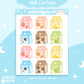 Fruit Milk Cartons Sticker Sheet