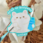 Drink Water Tofu Vinyl Sticker