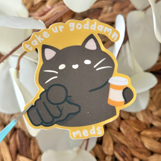 Take ur Meds Nori Vinyl Sticker