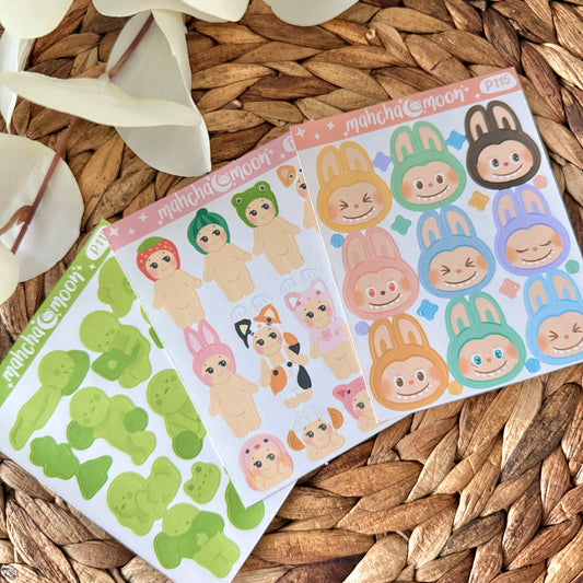 Patreon Sticker Club -Trinket Sticker Sheets