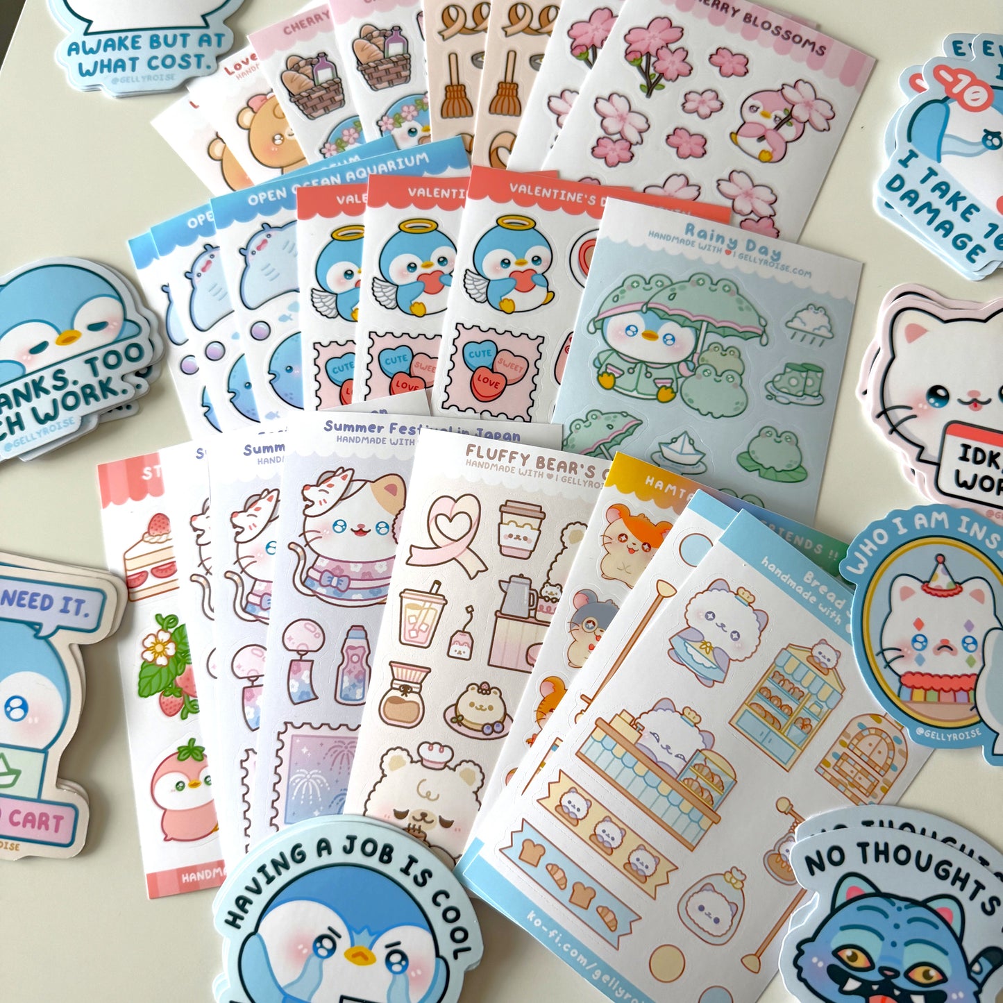 GellyRoise Sticker Sheets and Stationery