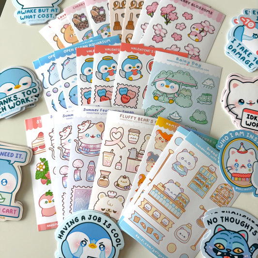 GellyRoise Sticker Sheets and Stationery