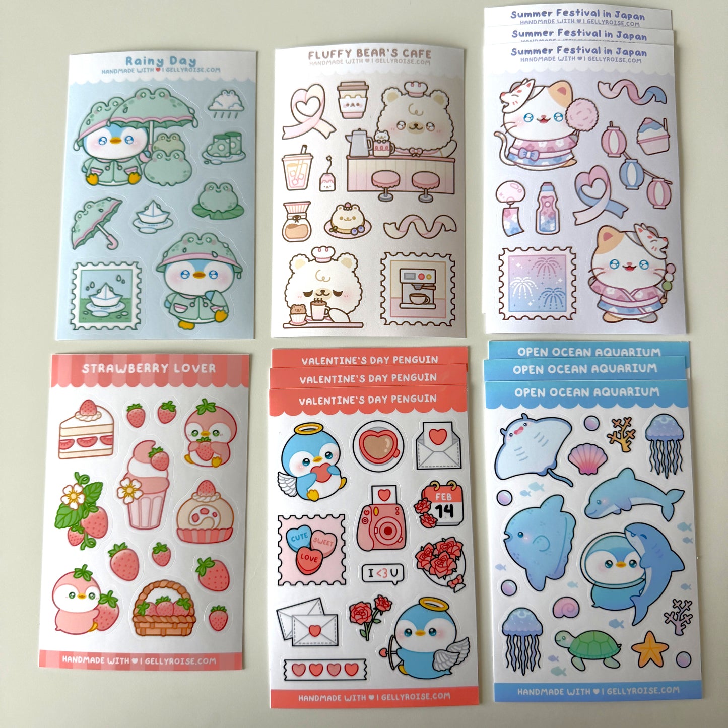 GellyRoise Sticker Sheets and Stationery