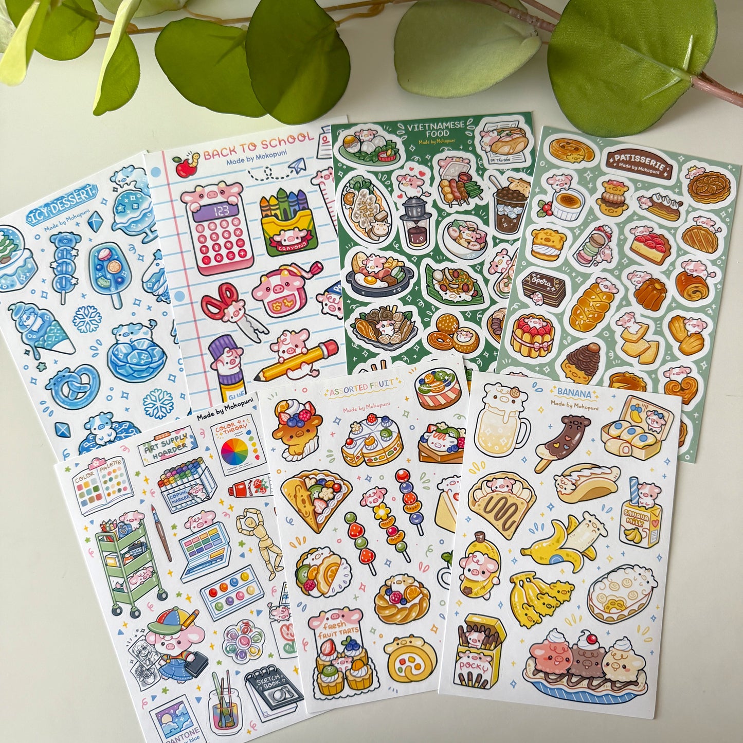 Mokopuni Art Sticker Sheets