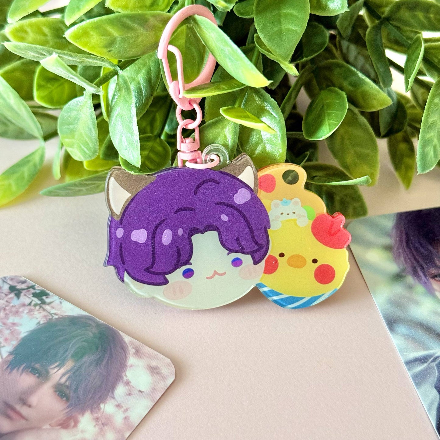 Love and Deepspace + Tofu Borderless Keychains