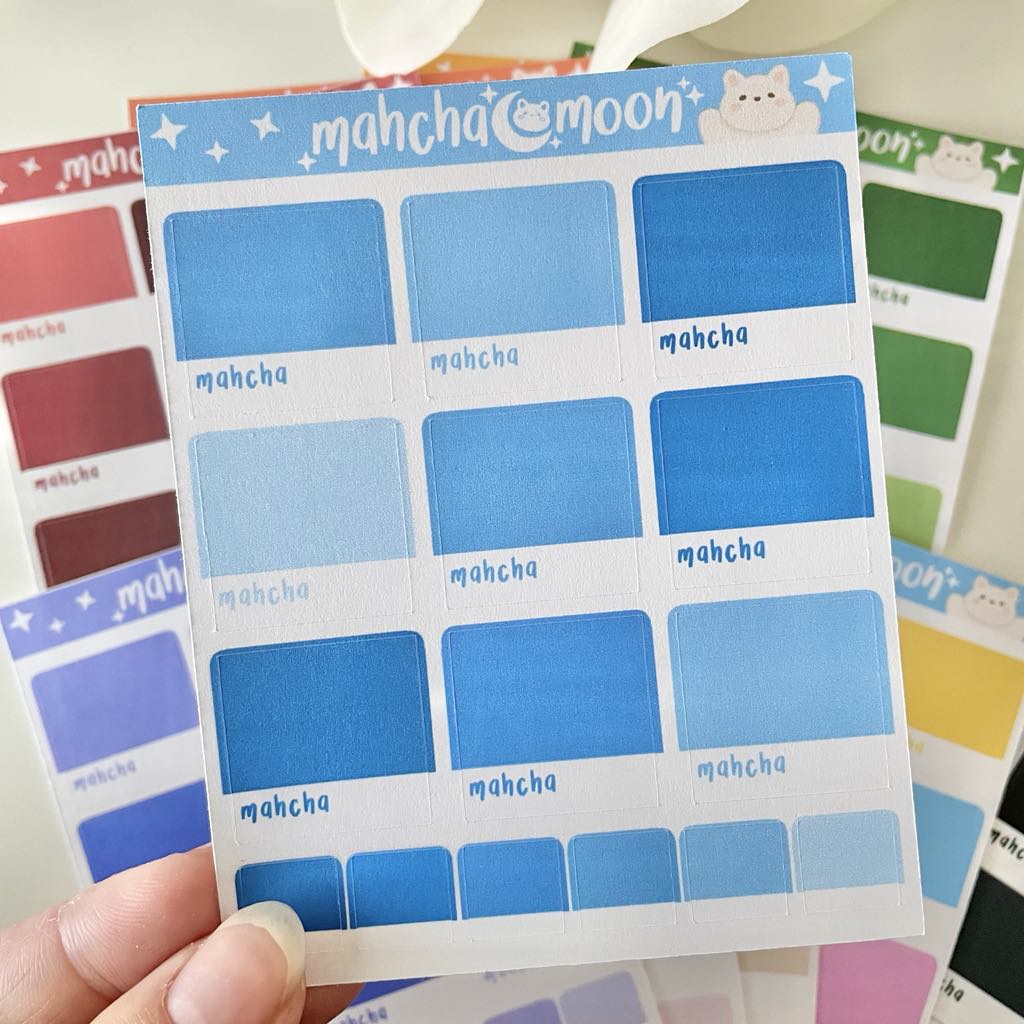 Pantone Swatches Sticker Sheets