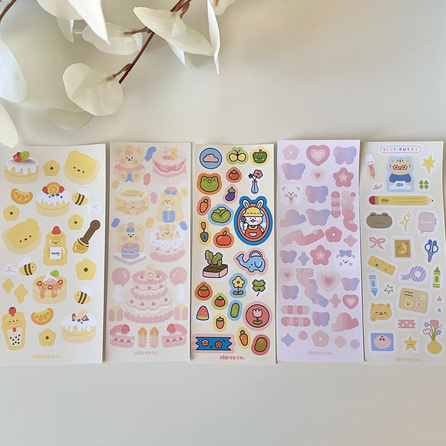 Staree Co Sticker Sheets