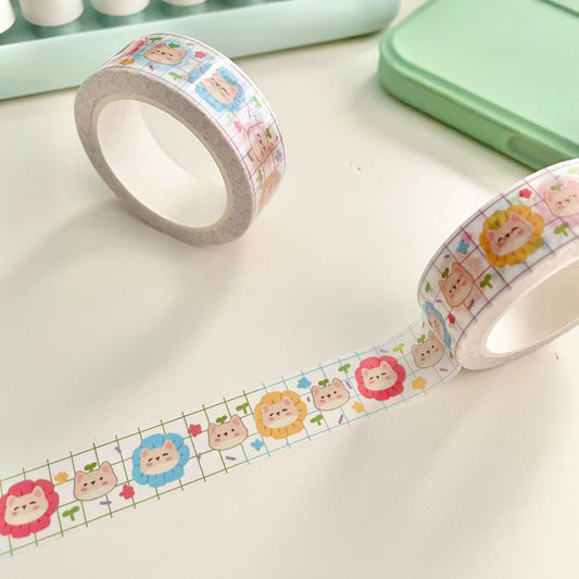 Chubby Kitty and Spring Tofu Washi Tape