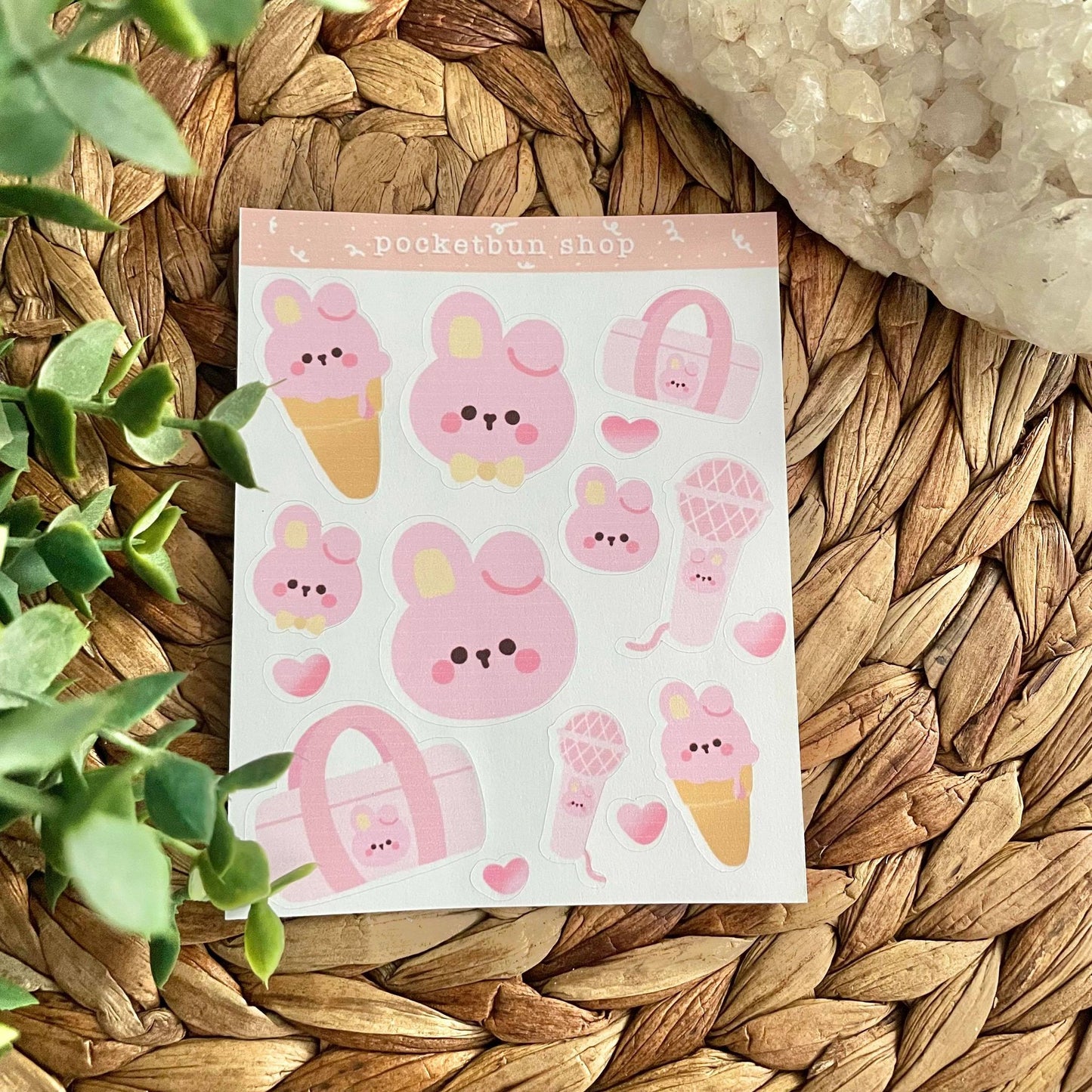 Cute BT Mascot Sticker Sheets