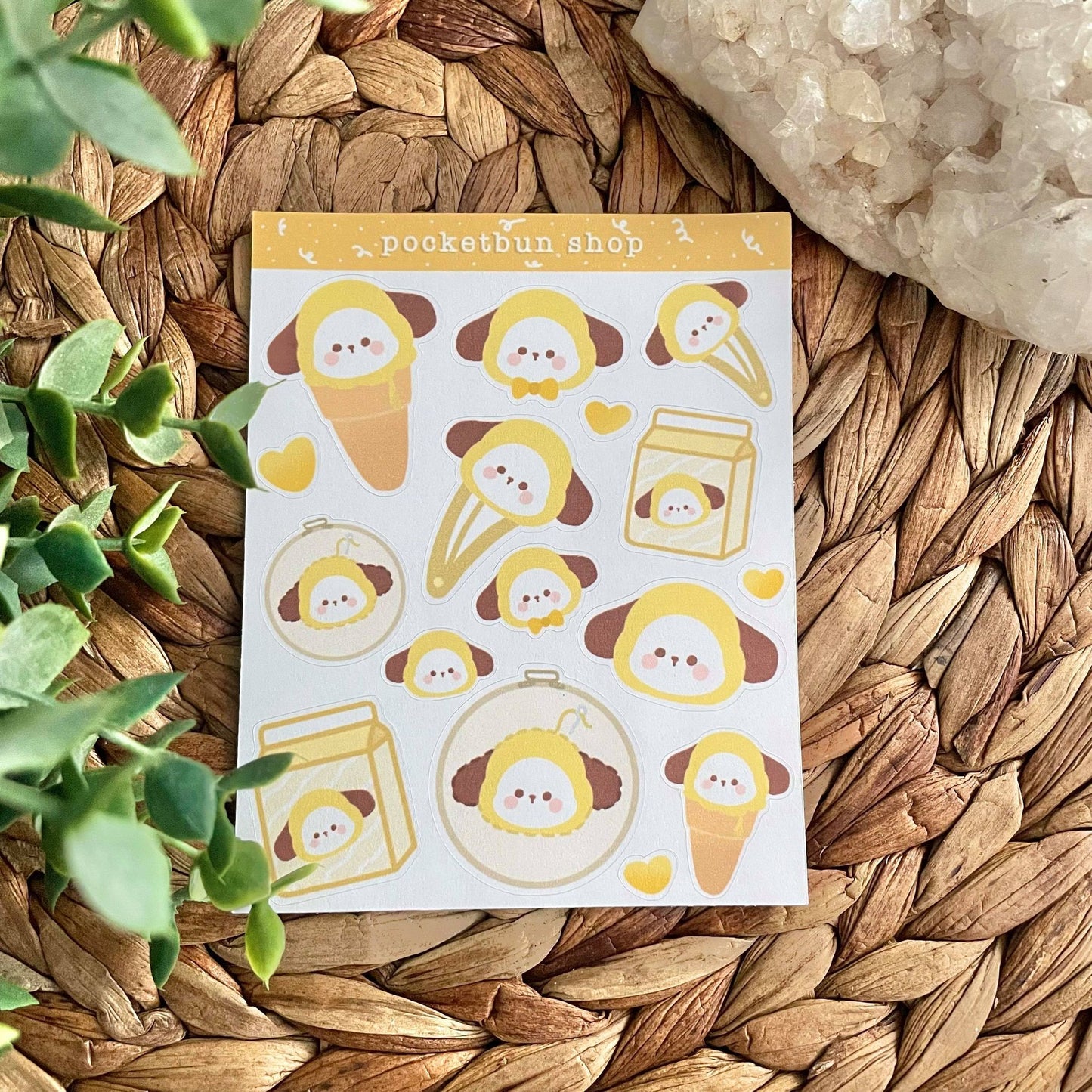 Cute BT Mascot Sticker Sheets