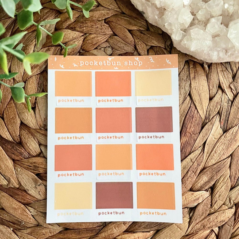 Pantone Swatches Sticker Sheets
