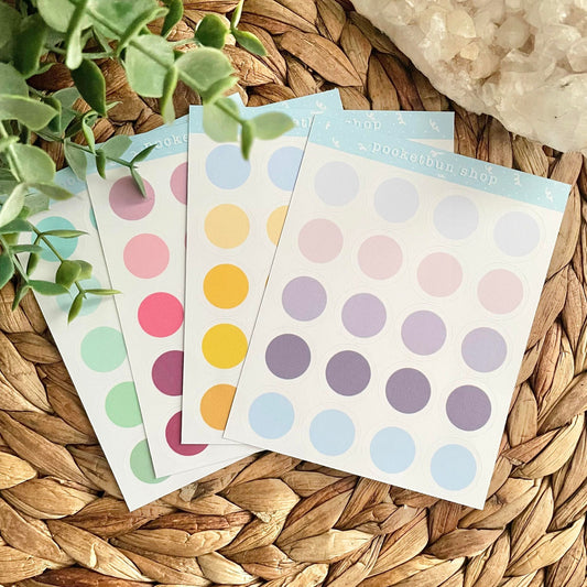 Pallet Dot Sticker Sheets (Version 5)